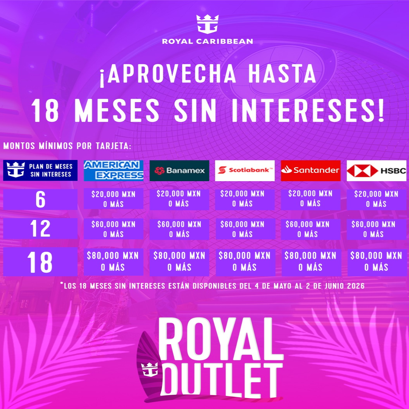 ROYAL CARIBBEAN "OUTLET"