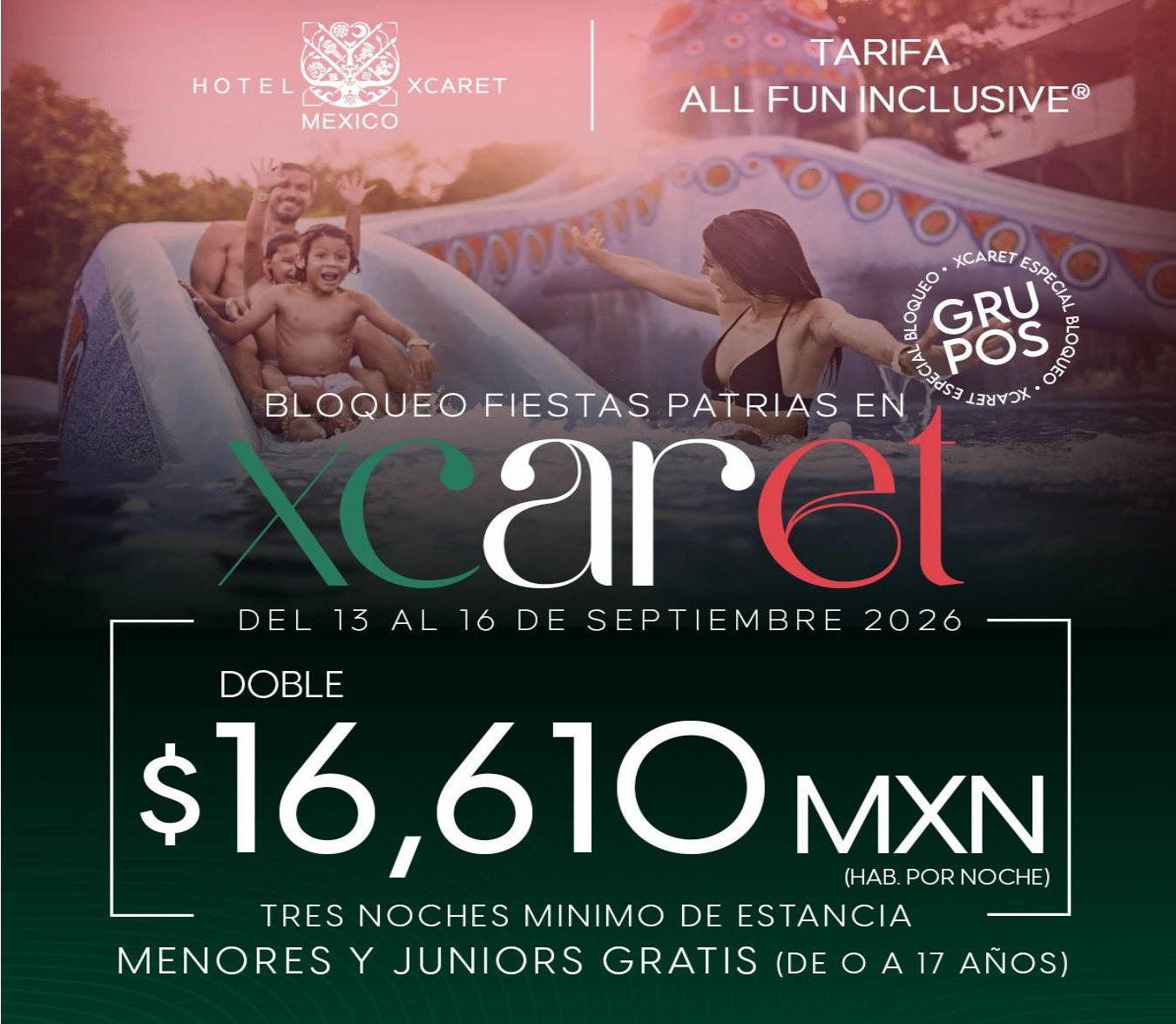 "FIESTAS PATRIAS EN XCARET"